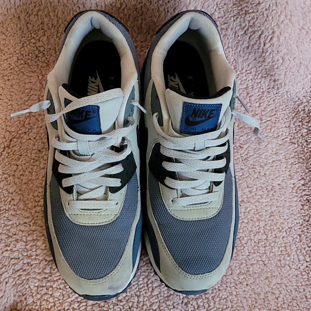 Nike Air Max light blue and gray